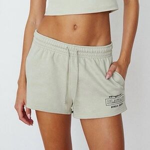 Playboy By PacSun Bunny Logo Sweat Shorts Sage